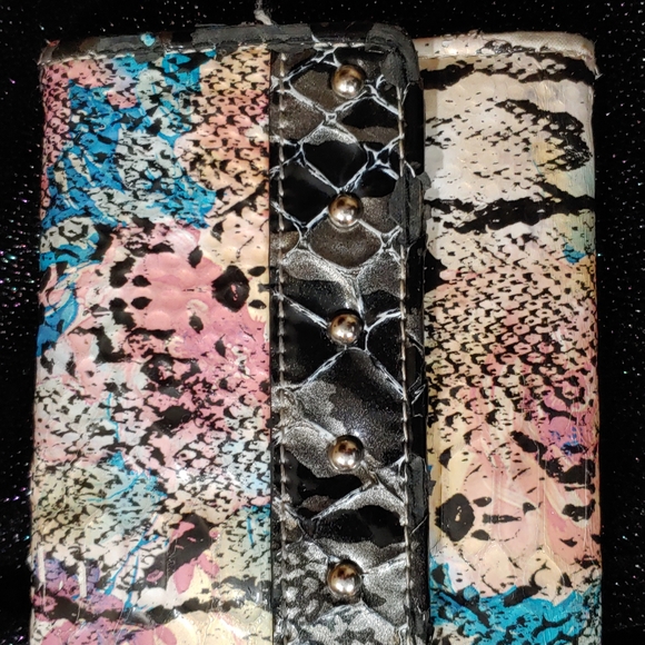 Multi Color Studded Wallet - Picture 3 of 16